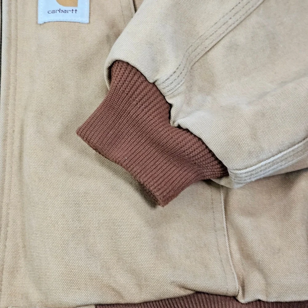 Carhartt JR106 Duck Thermal Lined Active Jac Hooded Jacket Carhartt Brown 6XL